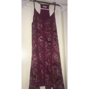 maroon hollister summer dress